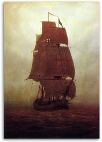 Gario Obraz na plátne Plachetnica - Caspar David Friedrich, reprodukcia Rozmery: 80 x 120 cm