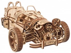 Ugears 3D drevené mechanické puzzle Trojkolesový UGR-S