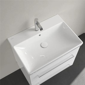 VILLEROY &amp; BOCH Avento závesné umývadlo s otvorom, s prepadom, 650 x 470 mm, biela alpská, 41586501