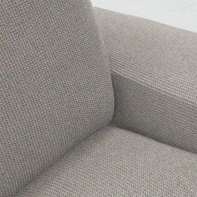 Super strečové poťahy HARMONIA svetlošedá taburetka (40 - 60 cm)