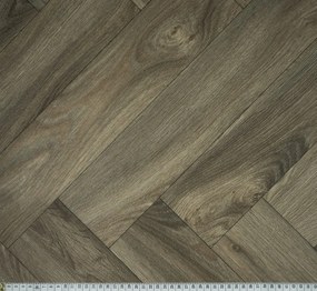 Beauflor, PVC podlaha - lino Blacktex Laurel Oak 669D, na mieru, šíře 4m, hnedá, filc, chodba / predsieň