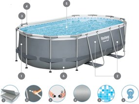 Rámový bazén 427x250x100cm Bestway 10in1 56620