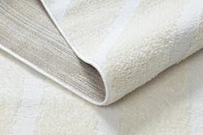 Dywany Łuszczów, Kusový koberec Mode 8631 geometric cream, 140x190, biela, kancelária