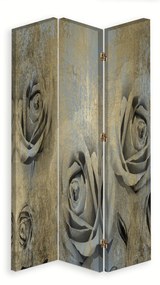 Gario Paraván Vintage ruže Rozmery: 110 x 170 cm, Prevedenie: Otočný paraván 360°