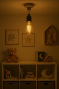 SADA 6x LED žiarovka E27 ST64 6W 660lm Filament 3000K - tepla biela