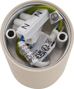 Sada 4 moderných béžových prisadených bodových svetiel GU10 50mm okrúhle - Tuba
