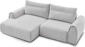 Svetlosivá rohová pohovka Aden – Bobochic Paris