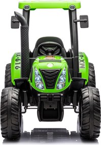 LEAN CARS Elektrický traktor A011 24V, zelený