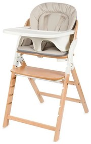 Lionelo - Detská jedálenská stolička 3 v 1 MEGAN White Wood