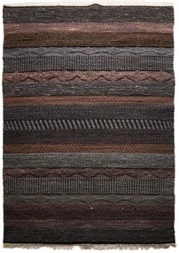 Diamond Carpets koberce Ručne viazaný kusový koberec Black Melange DE 2006 Multi Colour - 200x290 cm