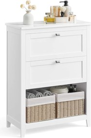 Kúpeľňová skrinka Vasagle Norah biela