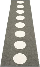 Tmavosivý vnútorný a vonkajší behúň 70x300 cm Vera Charcoal – Pappelina