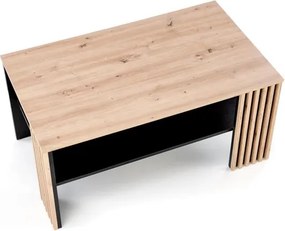 Konferenčný stolík Femme (dub artisan + čierna). Vlastná spoľahlivá doprava až k Vám domov. 1092442