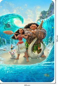 Vaiana - textilná nálepka na stenu
