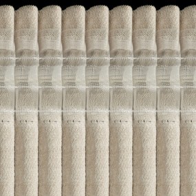 ZÁVES NA PÁSKE BLAKE 140X270 CM SVETLOBÉŽOVÁ