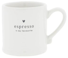 Espresso White/espresso my favourite 5,4x6,2cm