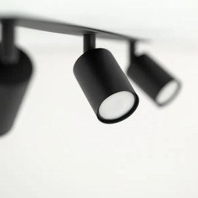 Podhľadové bodové svietidlo NEX 3xGU10/10W/230V čierna