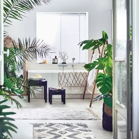 Bavlnená kúpeľňová predložka Rhombus - 90 * 175 cm