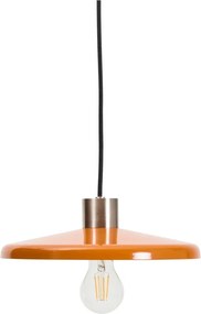 Oranžové závesné svietidlo s kovovým tienidlom Nuvira – Kave Home