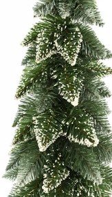 Vianočný stromček Borovica diamantová so striebornými trblietkami 55 cm