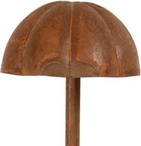 Rustikálny hrdzavý zápich huba - Ø 8*31 cm