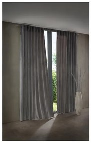 Looks by Wolfgang Joop Zamatový záves, 135 x 245 cm, 2 kusy (tmavosivá)  (100390451)