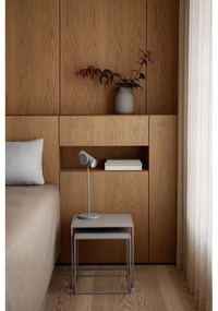 Svetlosivé kovové konferenčné stolíky v súprave 2 ks 40x40 cm Fera – Blomus