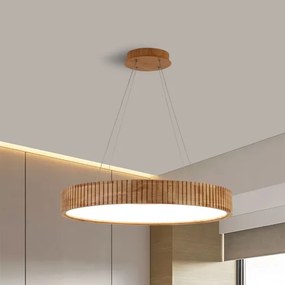 Brilagi - LED luster na lanku FALCON WOOD MODERN LED/40W/230V pr. 60 cm drevo