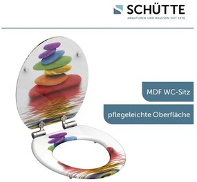 Schütte WC doska s pomalým spúšťaním (Farebné kamene)  (100335885)