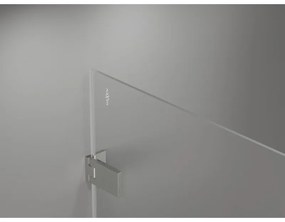 Mexen Lunar-F Duo, skladací sprchový kút 90 x 80 cm, 8mm číre sklo, oceľový profil, 836-090L-080P-97-00