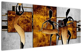 Obraz - Motívy Africkej kultúry (120x50 cm)