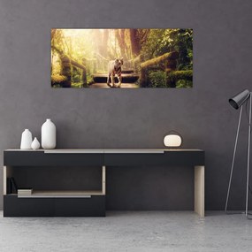 Obraz tigra (120x50 cm)
