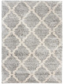 Kusový koberec shaggy Ismet sivý 140x200cm
