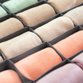 Organizér do zásuvky na bielizeň GRANT sivý