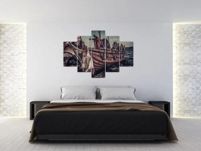 Obraz - Vikingský bojovník (150x105 cm)