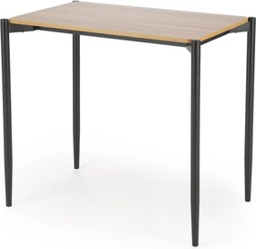 Jedálenský set pre 2 osoby NANDO dub prírodný/čierny