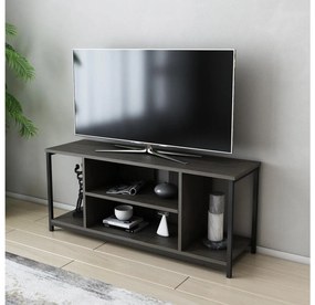 TV stolík/skrinka Hella (hnedá + čierna). Vlastná spoľahlivá doprava až k Vám domov. 1088656