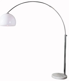 Stojacia lampa Big Bow biela 175-205cm