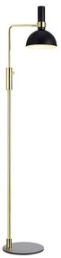 Markslöjd 106972 - Stmievateľná stojacia lampa LARRY 1xE27/60W/230V čierna/zlatá