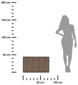 Vonkajšia rohožka Art, 75,5x45,5 cm