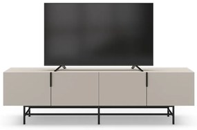Krémový TV stolík 200x54,5 cm Eldia – Marckeric