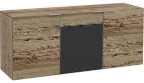 XXXLutz ŠIROKÁ KOMODA, staré drevo, dub, antracitová, farby duba, 192/82/51,6 cm Voglauer - Obývacie zostavy - 000142014501