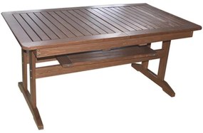 Záhradný stôl Rojaplast Aneta 160-210x90 cm drevený rozkladací