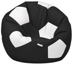 Sedací vak futbalová lopta čierno-biela EMI