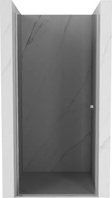 Mexen Pretoria, sprchové dvere do otvoru 70 x 190 cm, 6mm šedé sklo, chrómový profil, 852-070-000-01-40