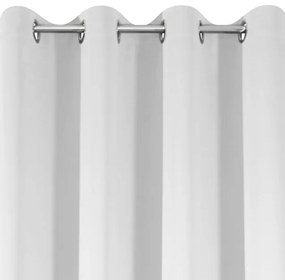 ZATEMŇOVACÍ ZÁVES NA KRÚŽKOCH LOGAN 140X270 CM BIELA