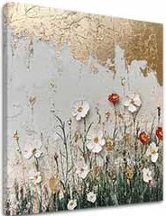 Obraz zlatistý dotyk prírody | 100% originál domaľovaný akrylom