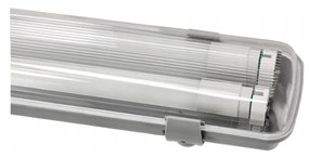 BERGE Hermetické svietidlo 120cm + 2x LED trubica neutrálna biela