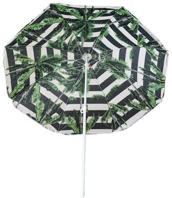 Slnečník PALMA 180 cm, čierno-biely