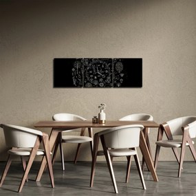 Obraz - Príroda (s hodinami) (90x30 cm)